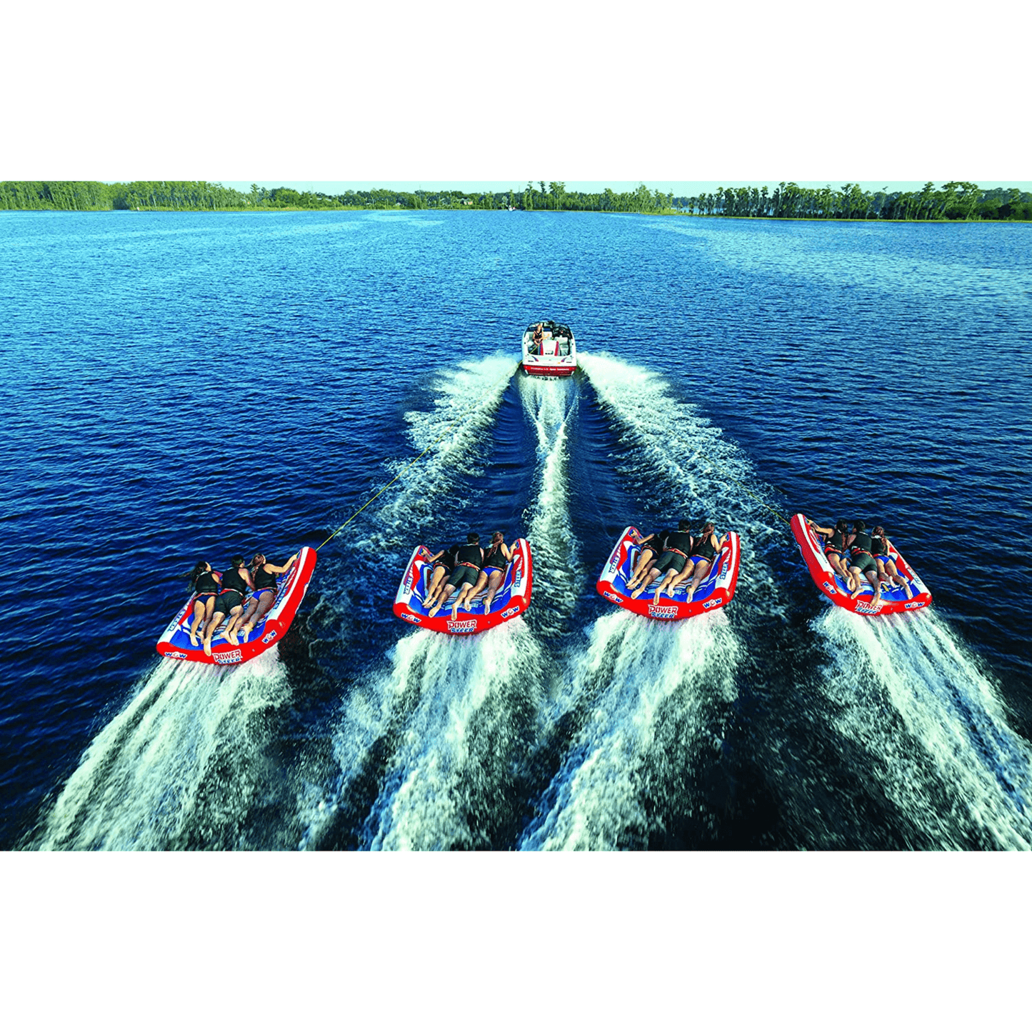 WOW Watersports Power Steer 3 Person 3P Steerable Deck Tube