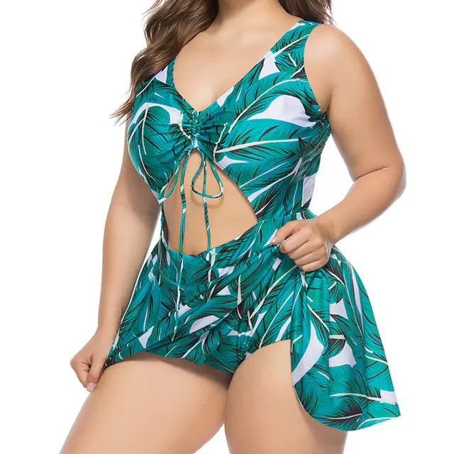 Plus Size Sexy Women's One Piece Bikini Swimwear