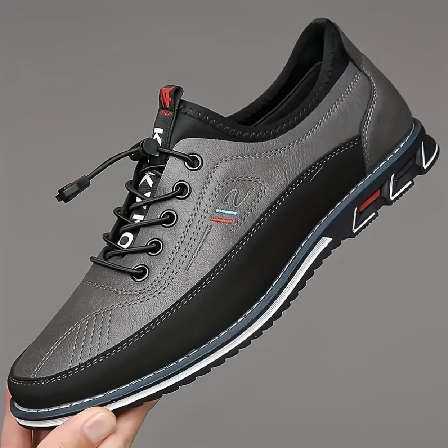 Men's Contrasting Business Shoes Comfy Non Slip Outdoor Casual Wear