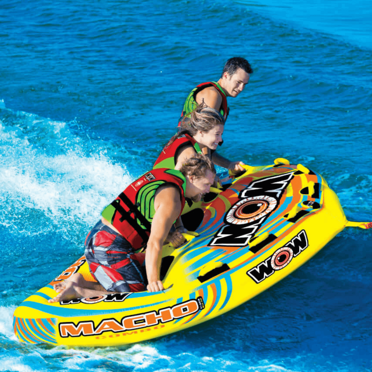 WOW Watersports Macho Towable Water Tube with  Multiple Riding Positions