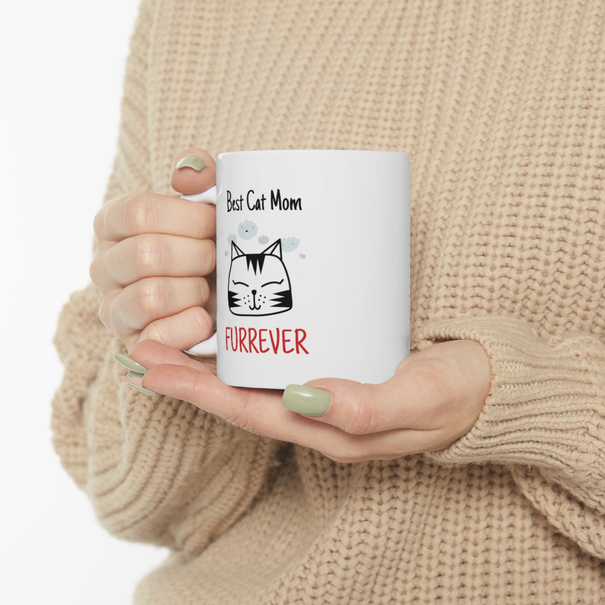 Best Cat Mom Furrever Mug