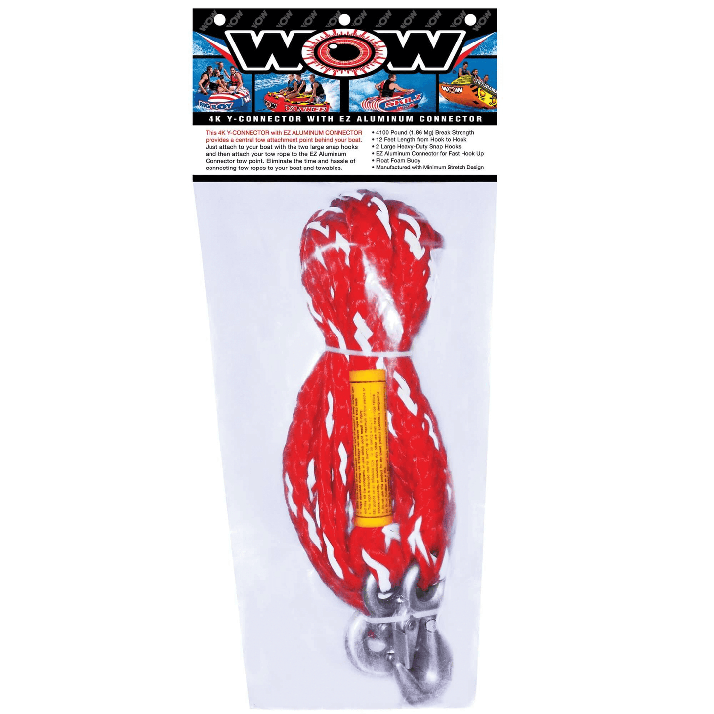 WOW Watersports 4K Y-connector with EZ Aluminum Connector