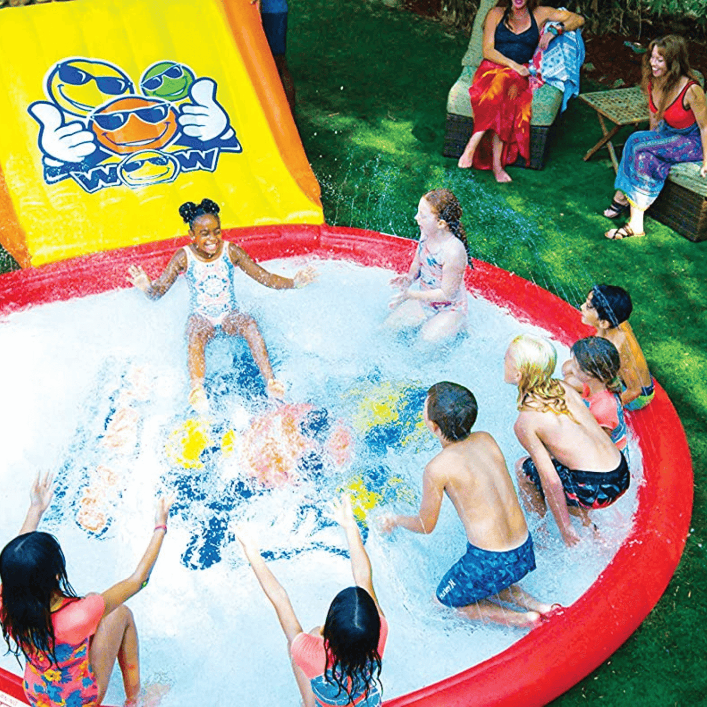 WOW Waterports Super Splash Pad 12' with Adjustable Sprinkler and Wading Pool