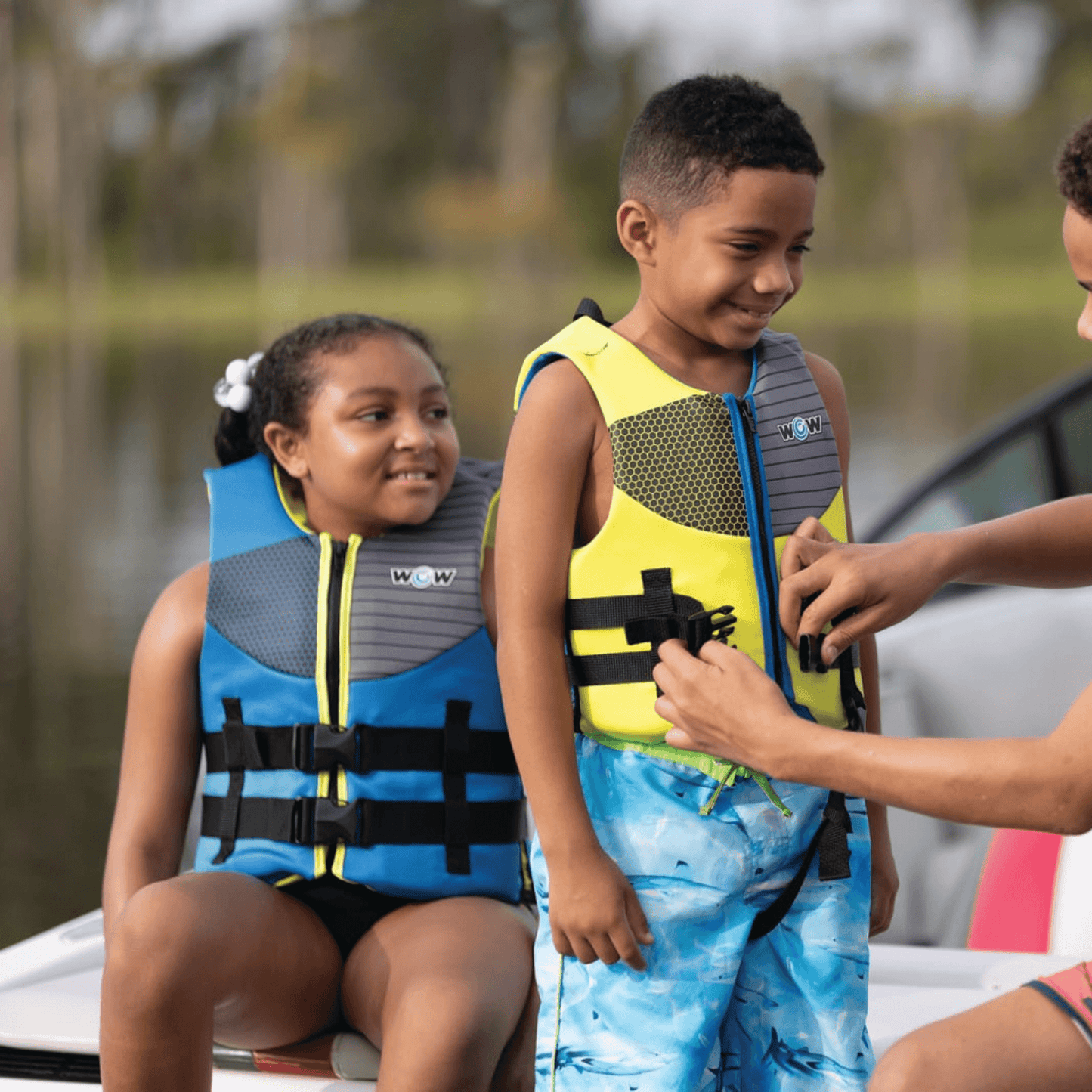 WOW Watersports PFD Personal Flotation Device Lifejacket for Children, Secure and Snug