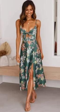 Floral Boho Chic Midi Dress