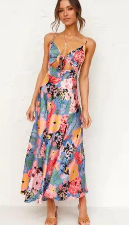 Floral Boho Chic Midi Dress