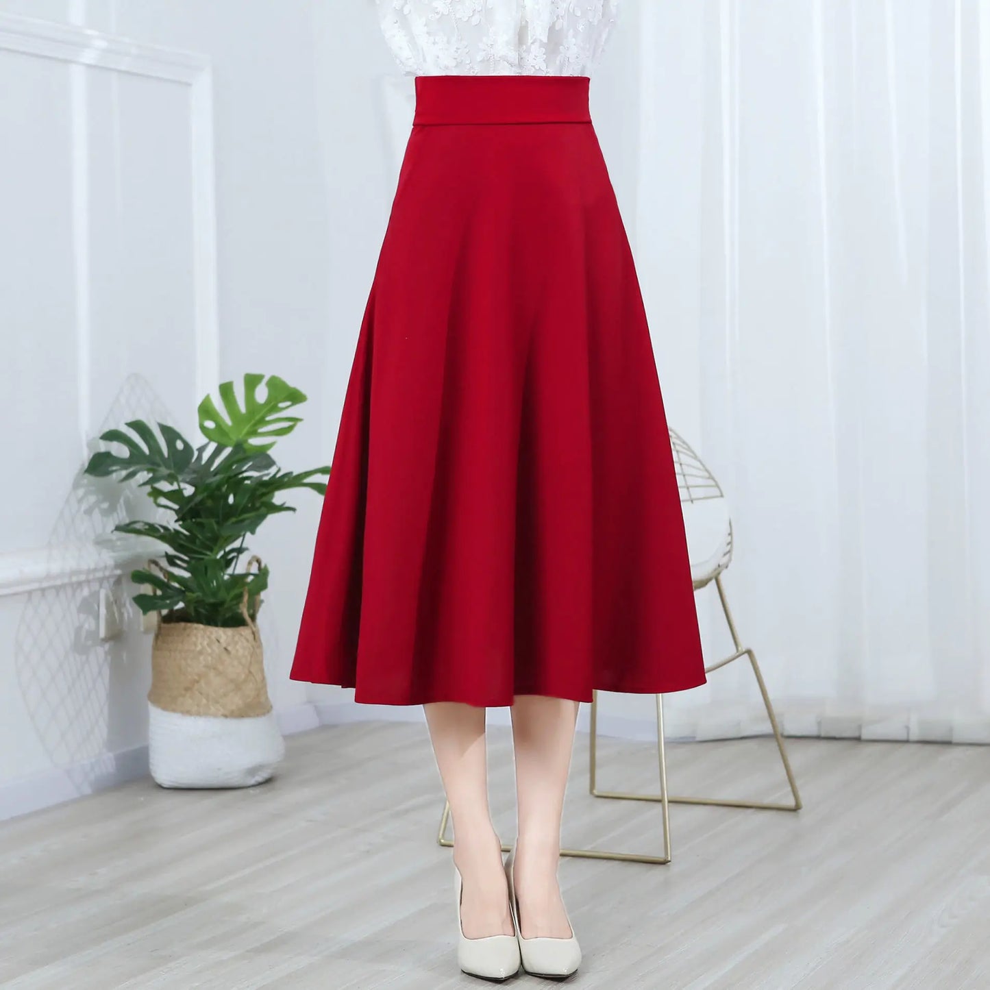 Plus Size High Waist Tutu Skirt for Women
