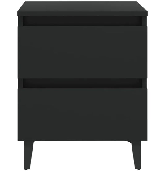 vidaXL Black Bed Cabinets