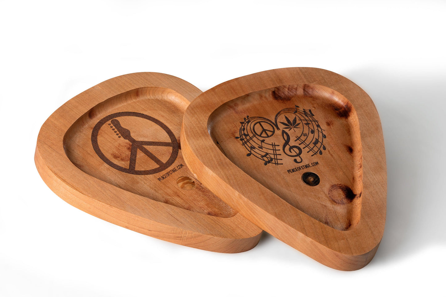 Wooden Cigarette Rolling Trays with Piece of 1969 Woodstock Stage Embedded (Choose From 4 Styles)