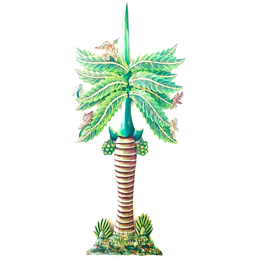 Jumbo Palm Tree with Birds