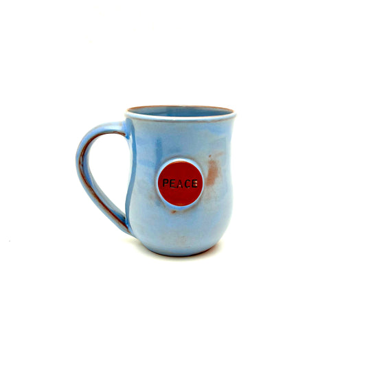 Peace Mug - Rustic Periwinkle