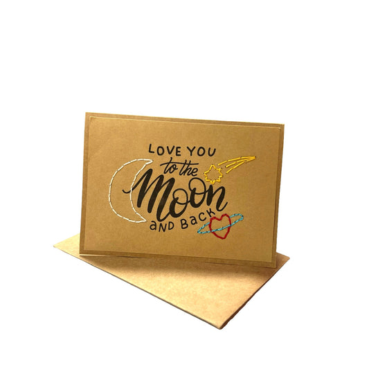 Rosie's Handmade Cards- Love You to the Moon