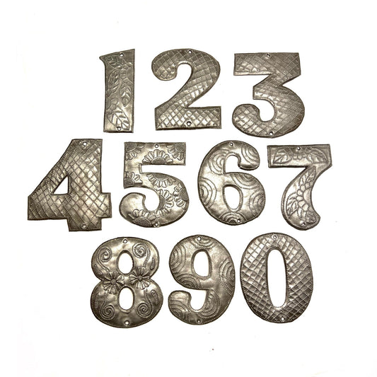 Steel Drum Metal Numbers