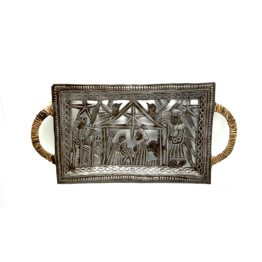 Nativity Steel Tray