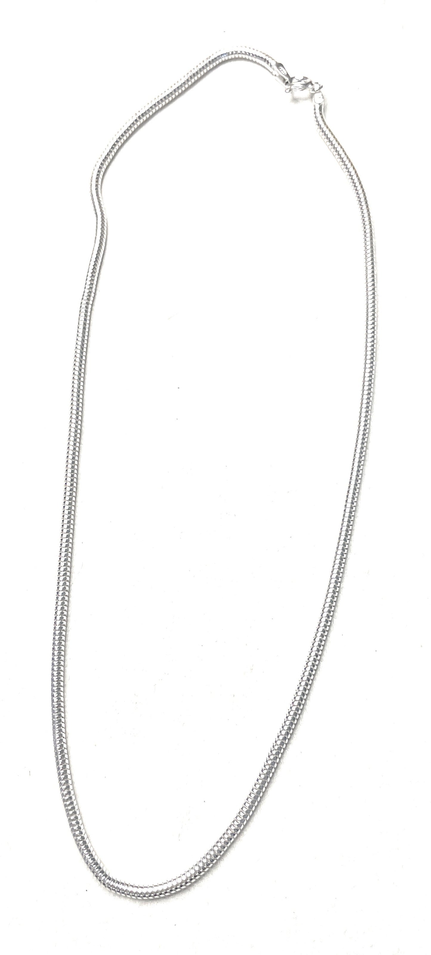 Italian Sterling Silver 18 Inch Snake Chain 2.4mm