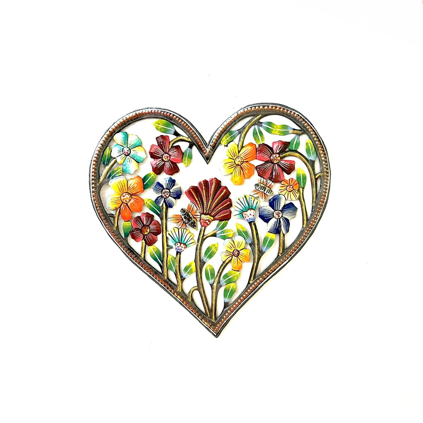 Colorful Floral Heart