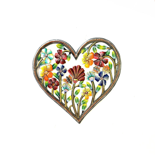 Colorful Floral Heart