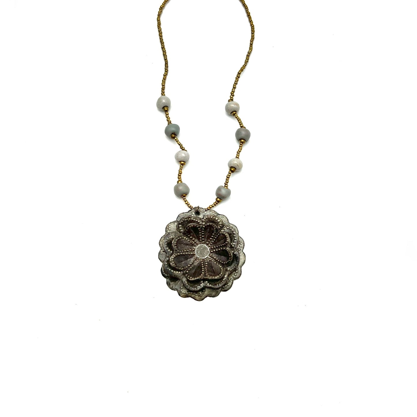 Fleur Medallion Necklace