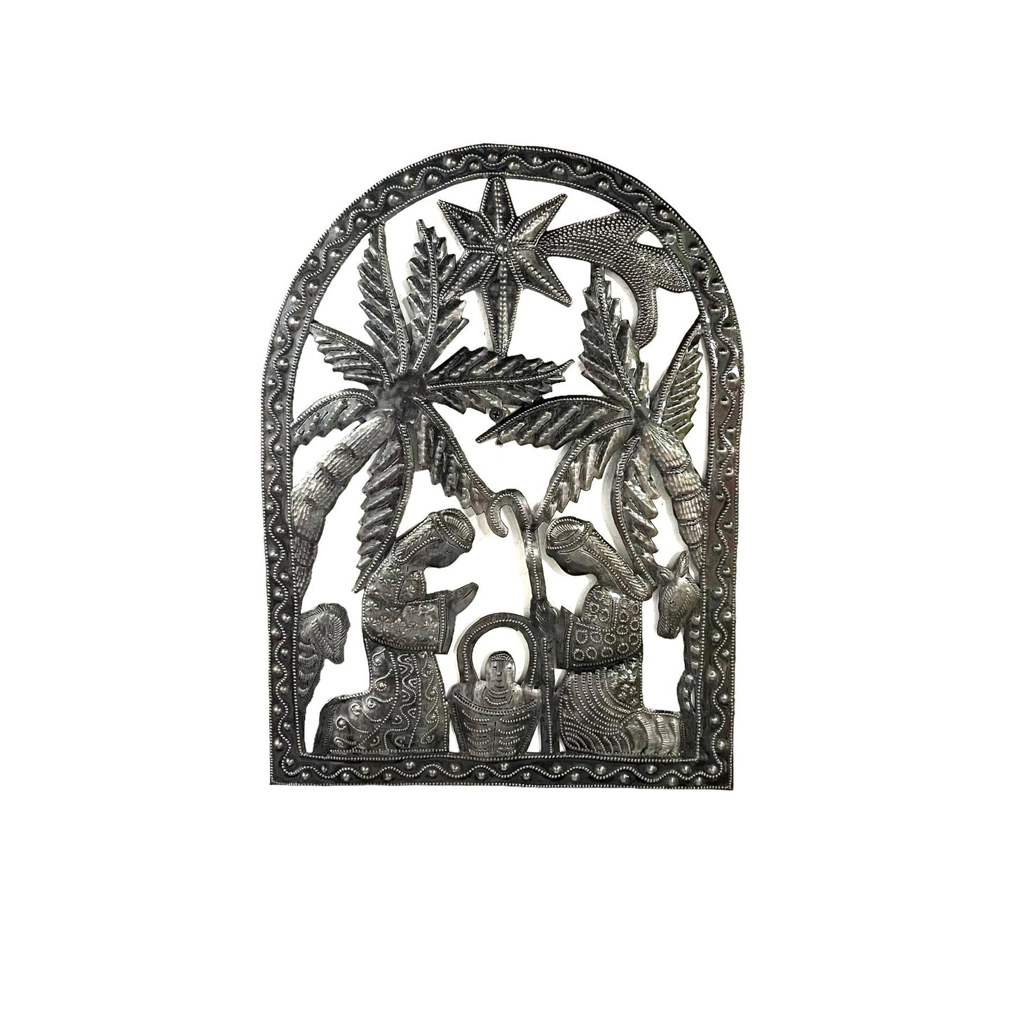 Twin Palms Arched Nativity