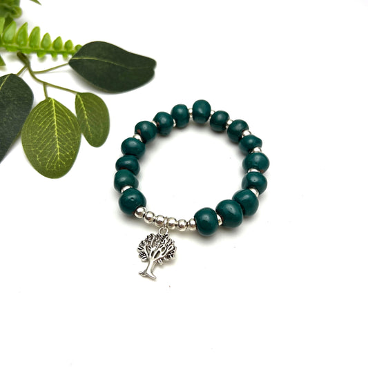 Tree of Life Bracelet- Teal
