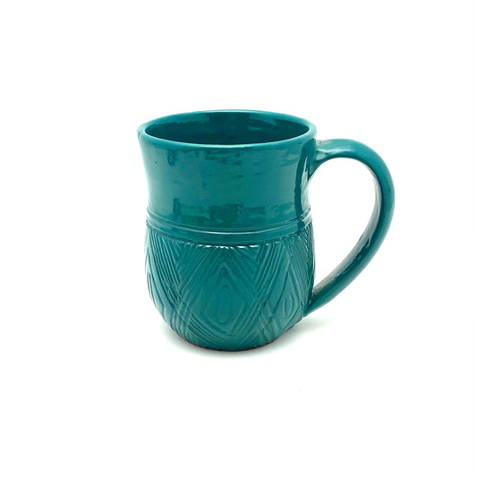 Taino Mug - Teal Blue