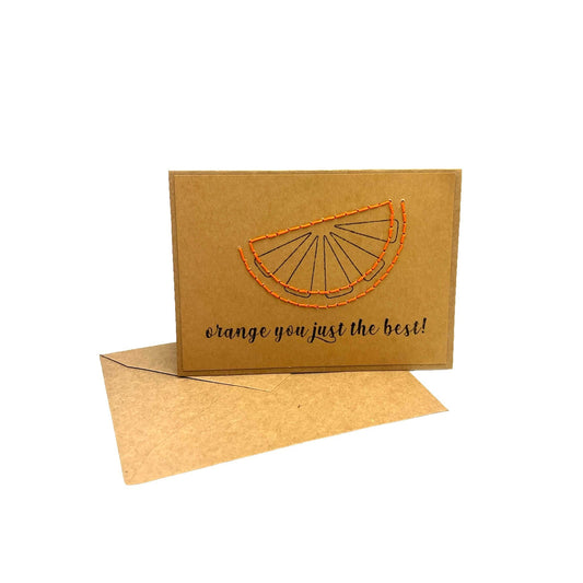 Rosie's Handmade Cards- Orange You?
