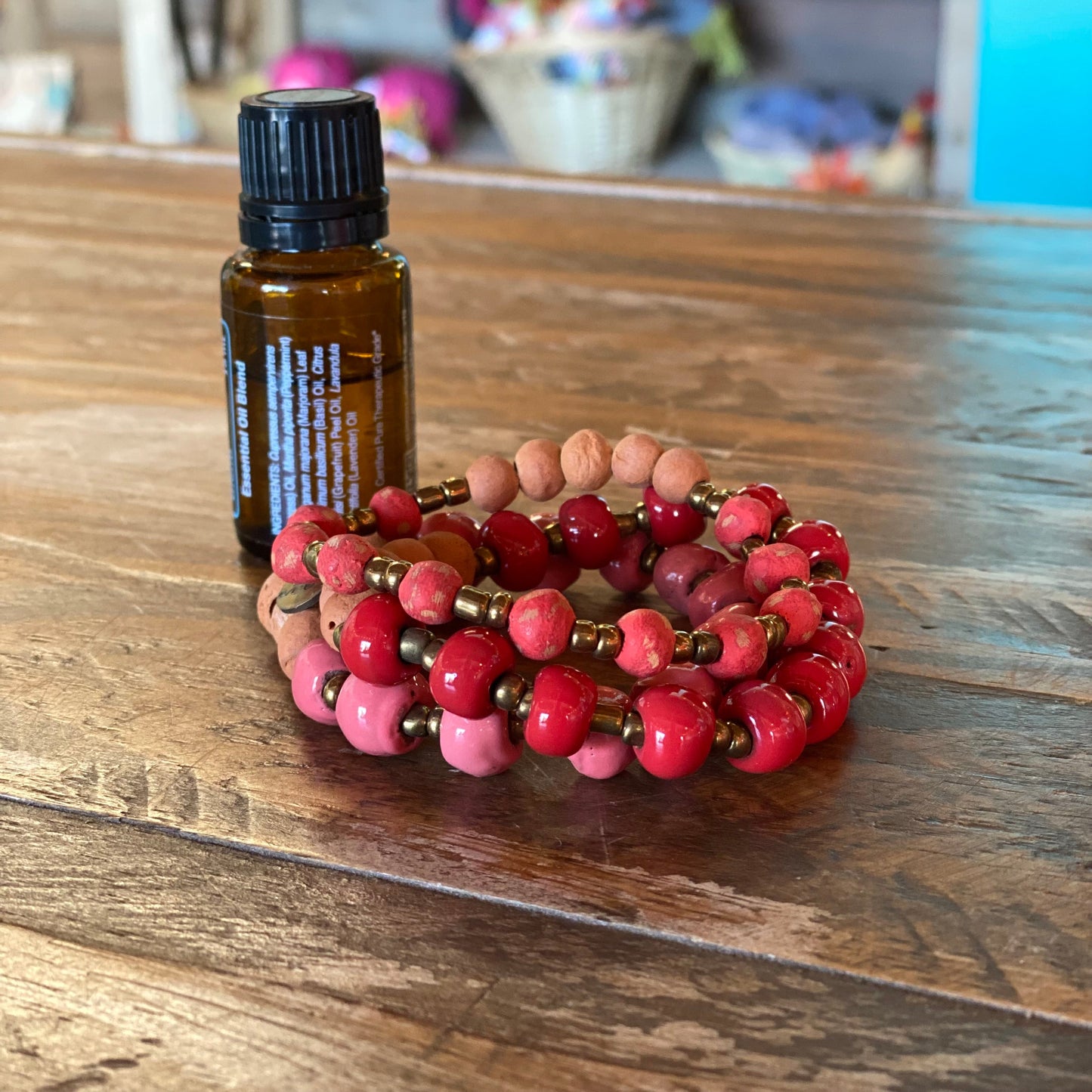 Sweetheart Aromatherapy Bracelet Set