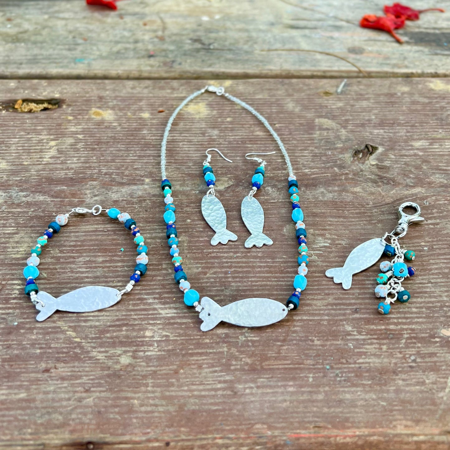 Aluminum Fish Earring
