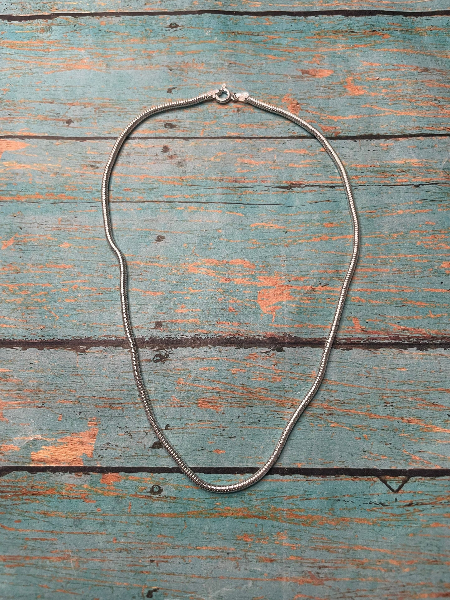 Italian Sterling Silver 18 Inch Snake Chain 2.4mm