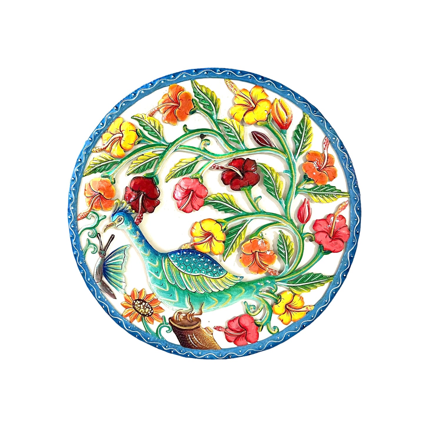 Waiting Beside The Hibiscus