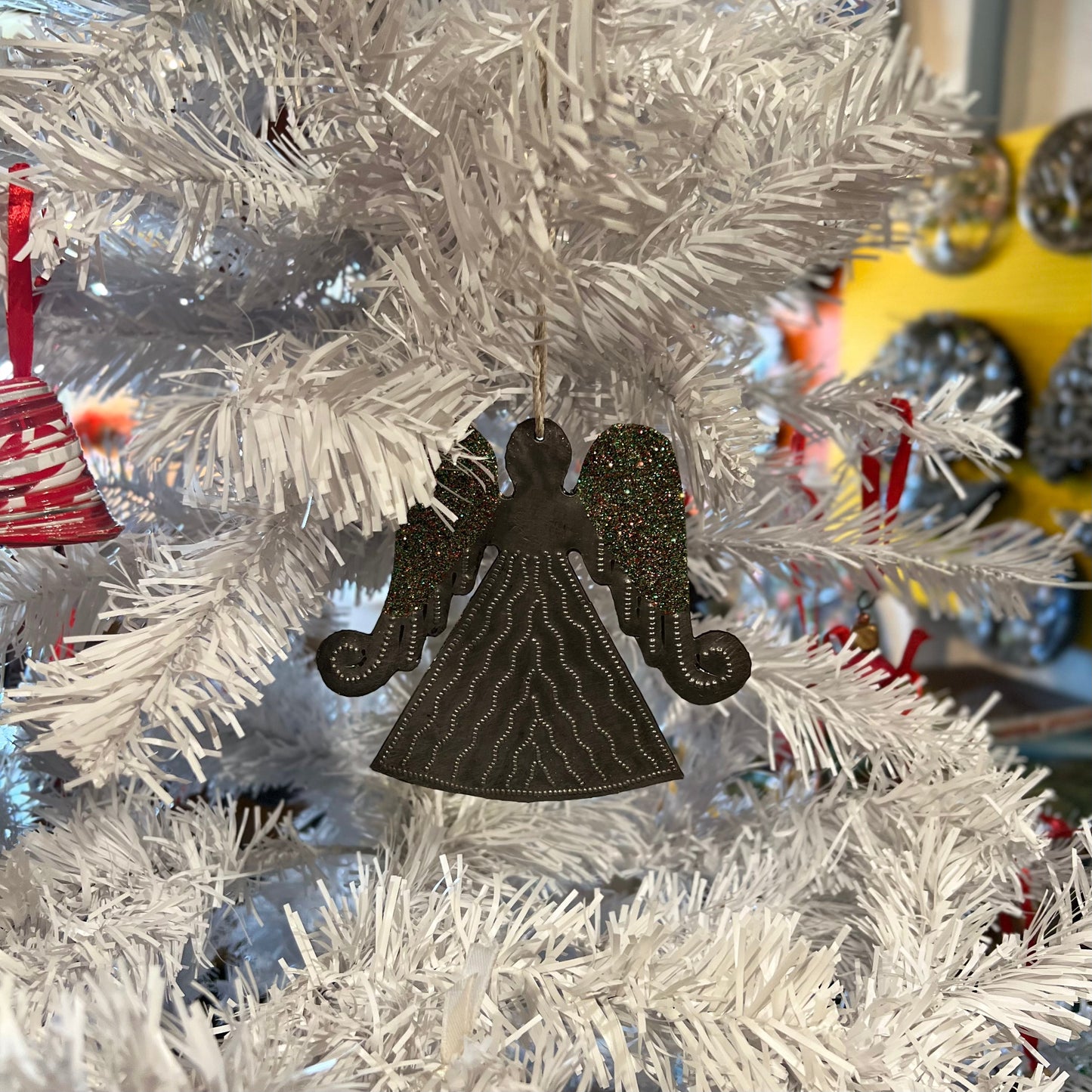 Glitter Angel Ornament