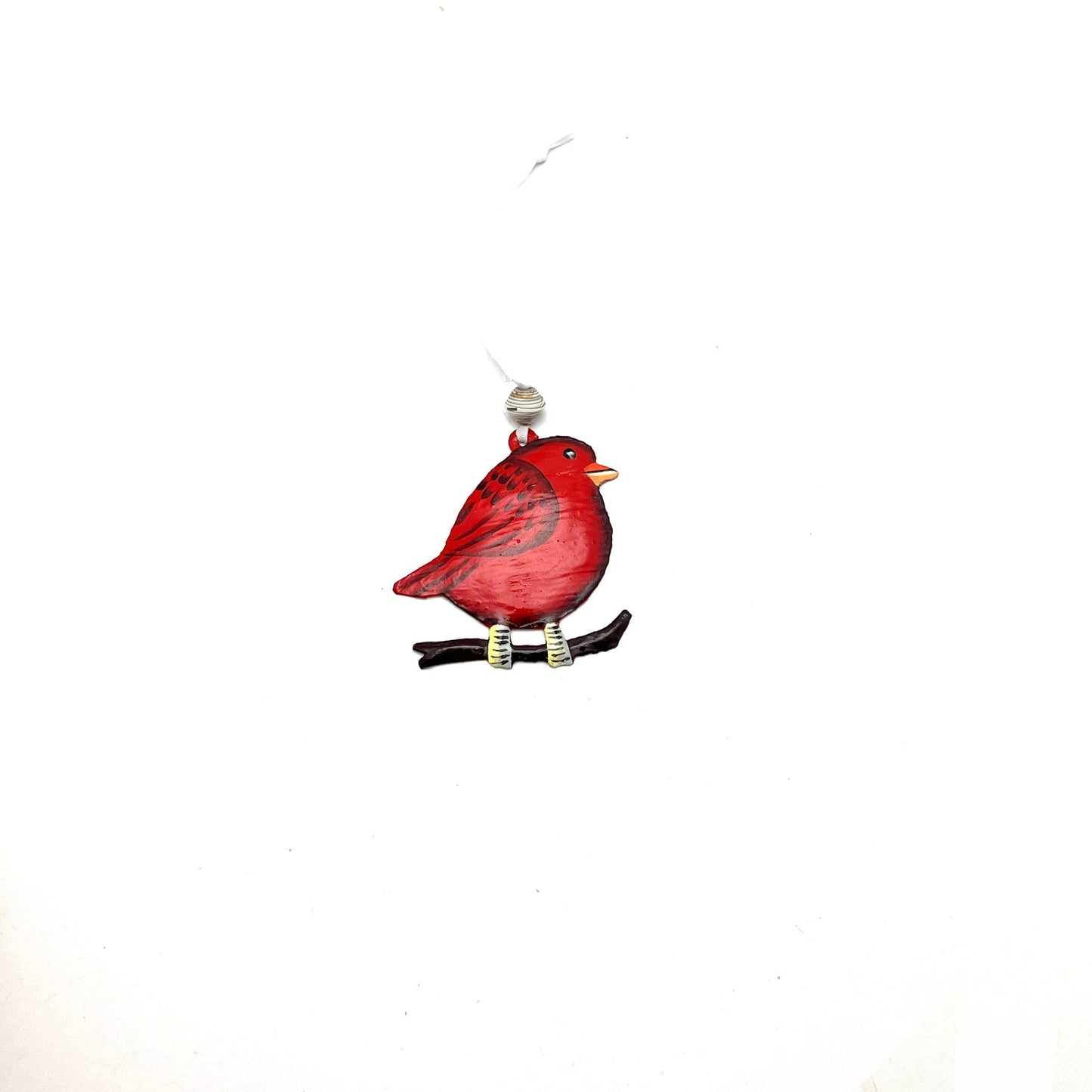 Fat Red Bird Ornament