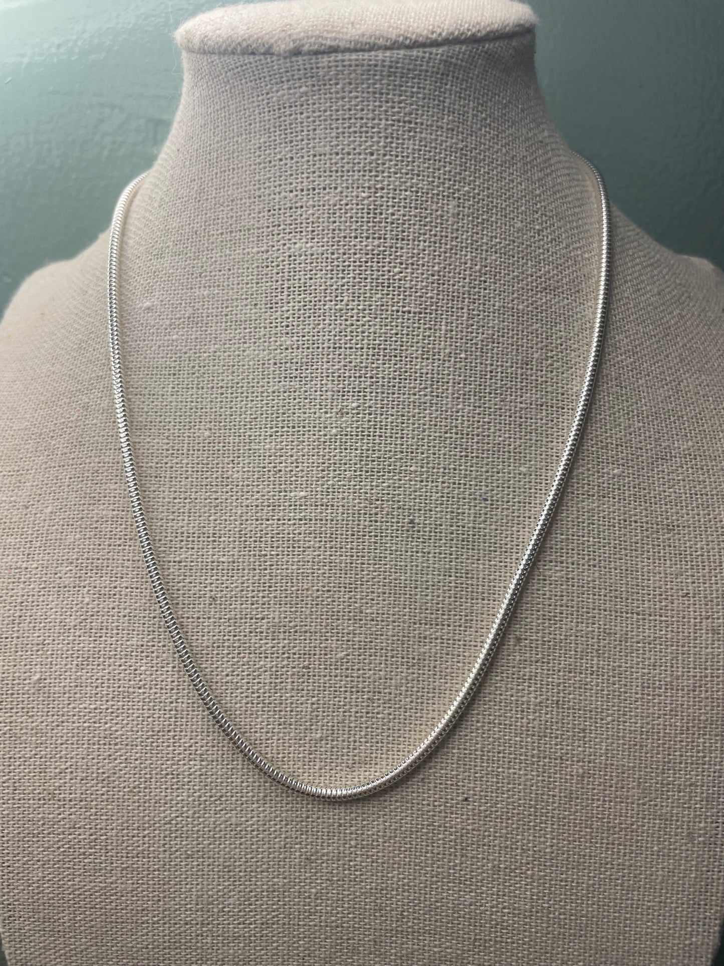 Italian Sterling Silver 18 Inch Snake Chain 2.4mm