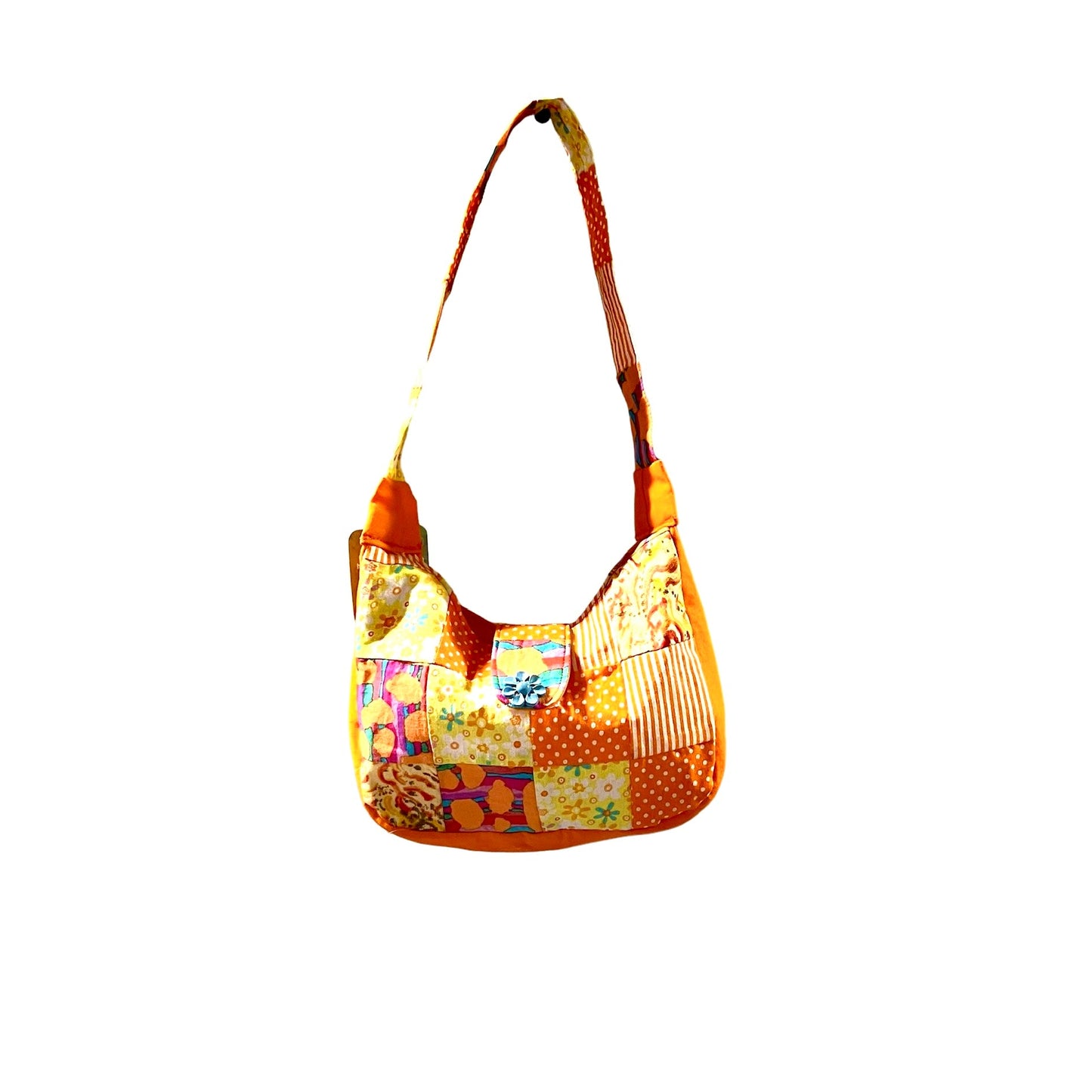 Girl's Patchwork Purse- Orange Juice