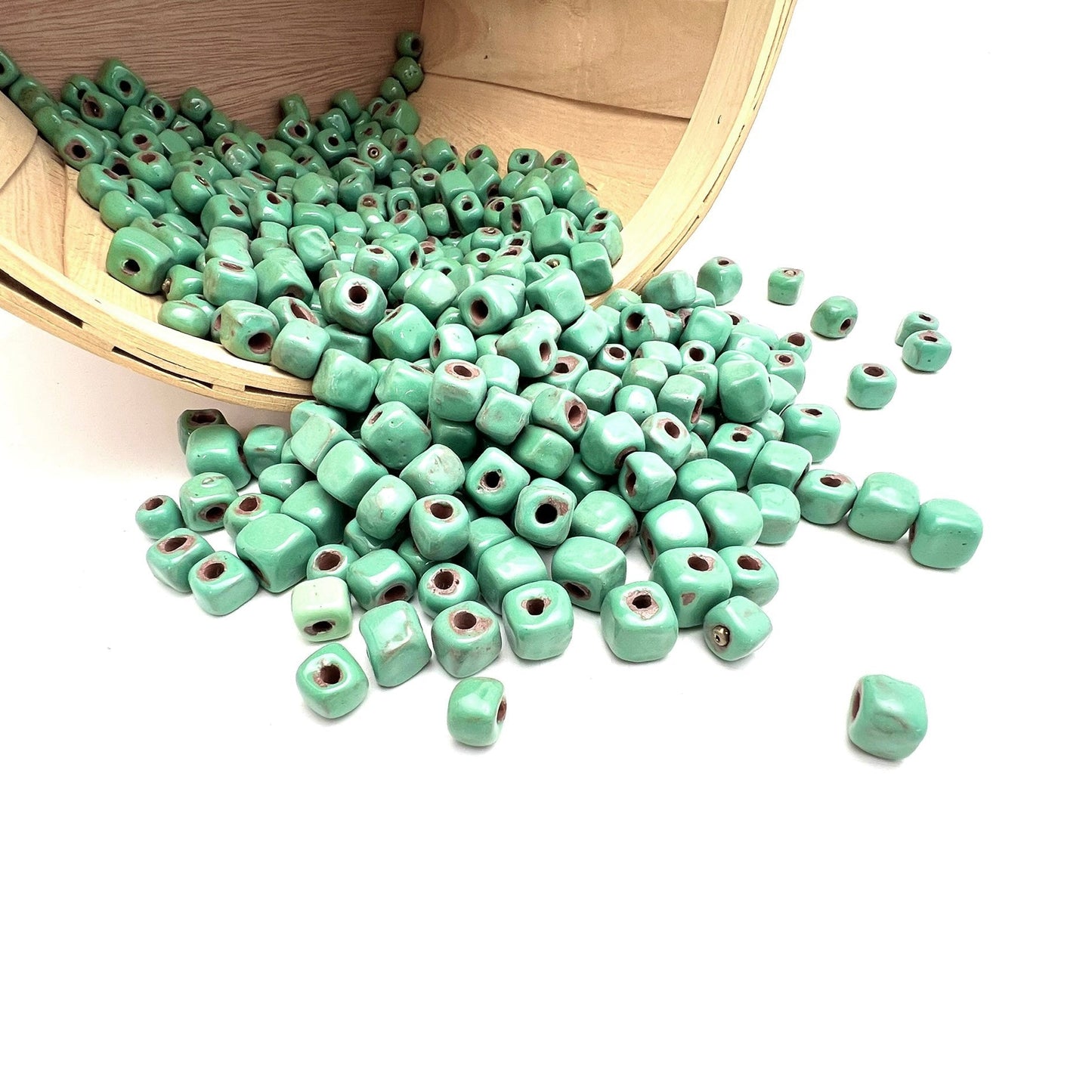 Bulk Beads - Jade Parakeet
