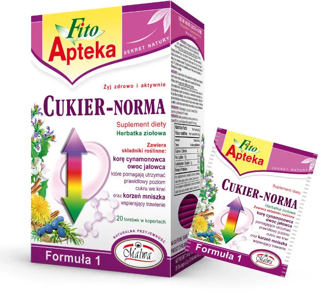 MALWA Fito Apteka Sugar-Norma 20 Tea bags