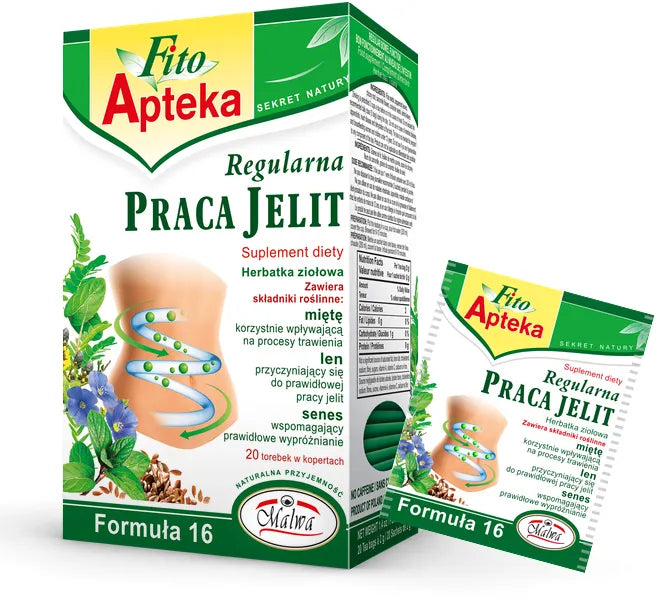 MALWA Fito Apteka Regularna Praca Jelit Regular Bowel Movement 20 Tea bags