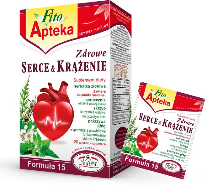 MALWA Fito Apteka Healthy HEART & CIRCULATION 20 Tea bags