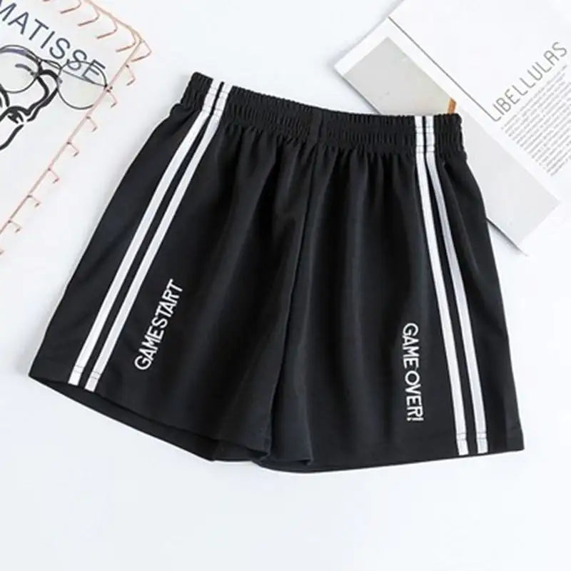 Plus Size High Waist Casual Wide Leg Shorts