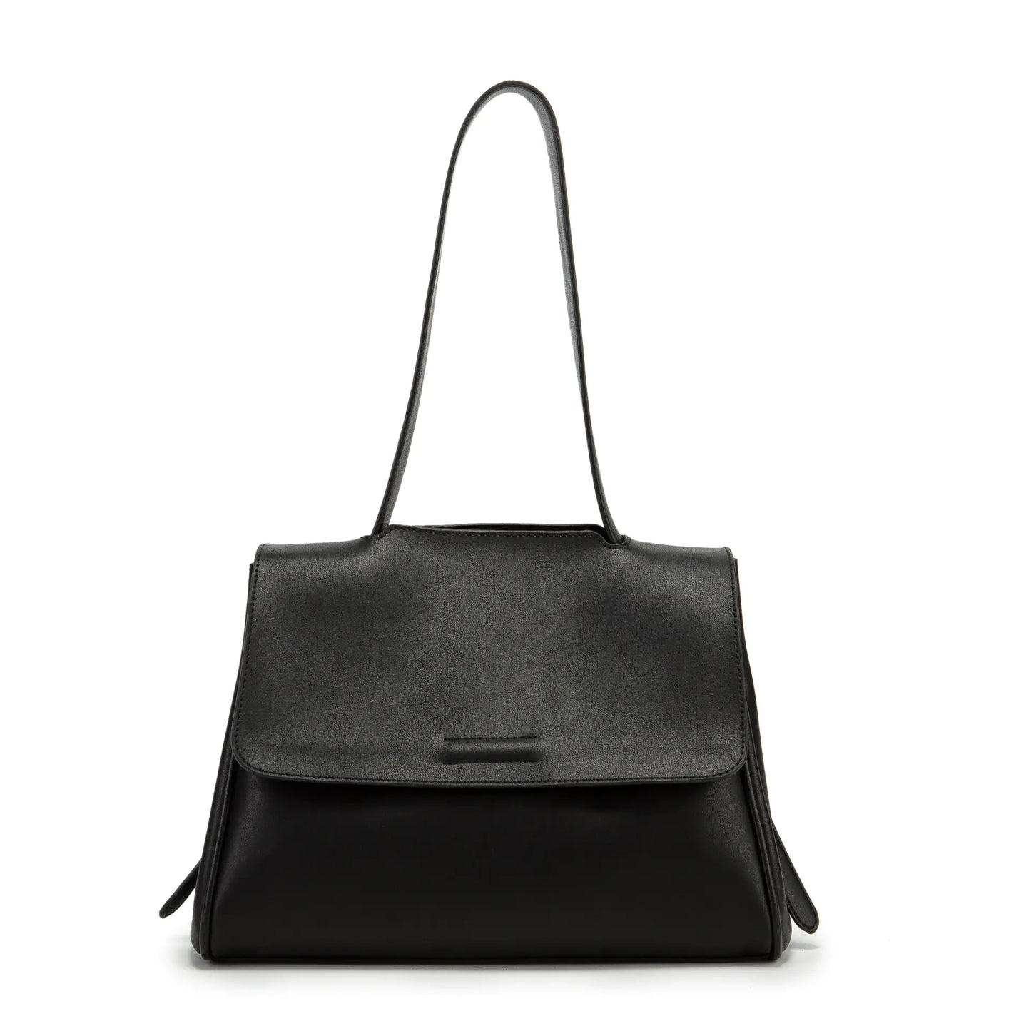 Women's Shoulder Bag - Simple PU Leather Commuter Bag