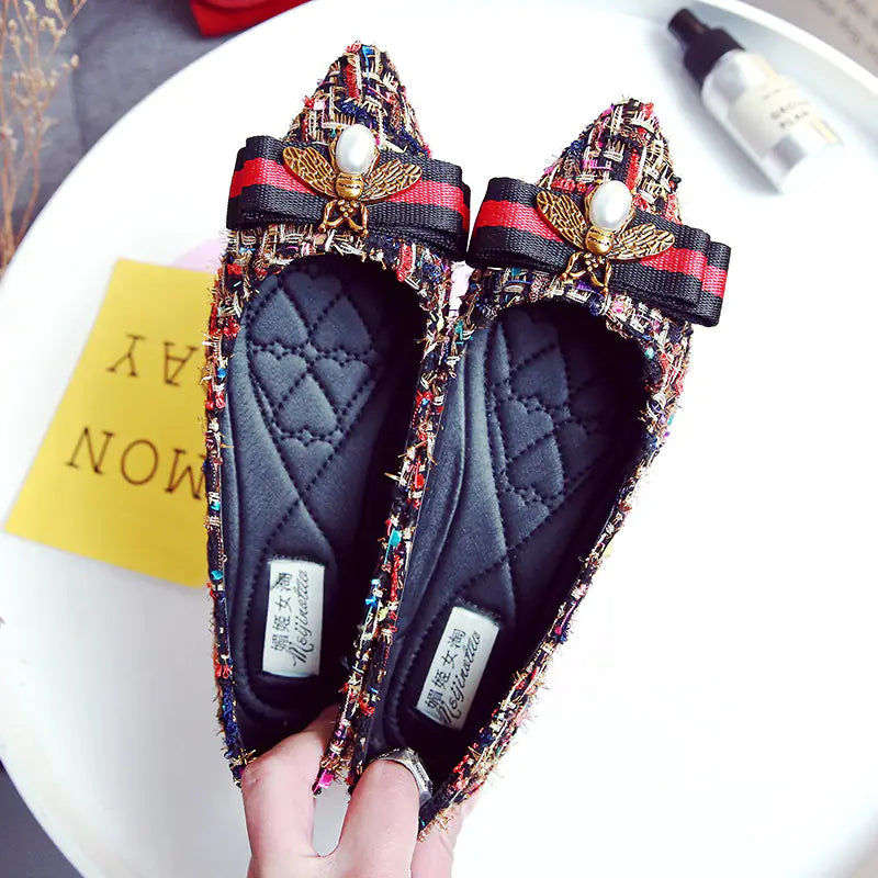 New Style  Versatile Women’s Pointed Toe Flats Versatile