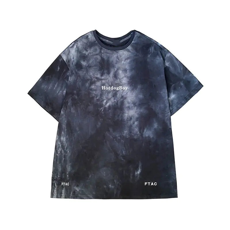 Chic Tie Dye T-Shirts for Men and Couples - Oversize Casual