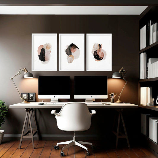 Modern print art | set of 3 wall art prints