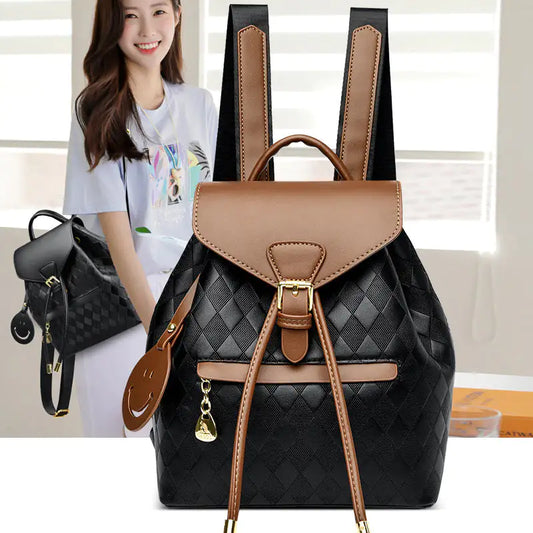 Female Backpack Casual Multifunction Women Leather Backpack