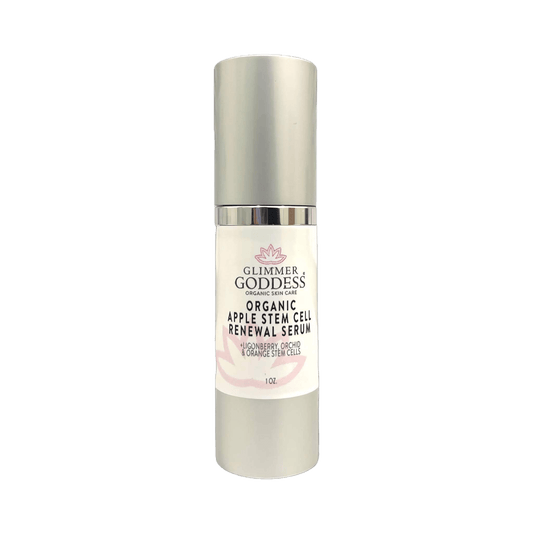 Organic Apple Stem Cell Serum for Anti-Aging | Lingonberry, Orchid & Orange Stem Cells for Hydration & Wrinkle Defense