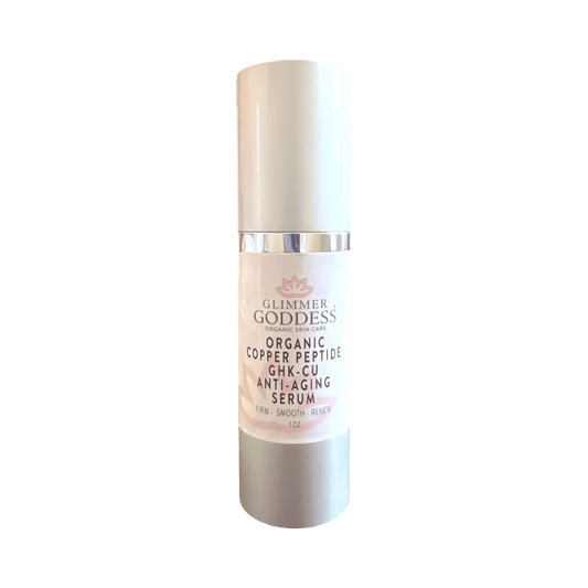 Organic Copper Peptide Anti-Aging Serum – GHK-Cu, Argireline®, Matrixyl 3000, Hyaluronic Acid – Wrinkle Repair