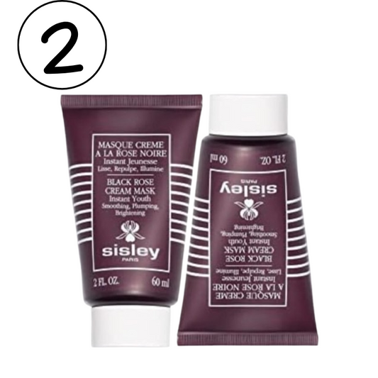 Sisley Paris Black Rose Cream Masque – Luxurious Anti-Aging Face Mask | 2 Fl. Oz (Pack of 2)