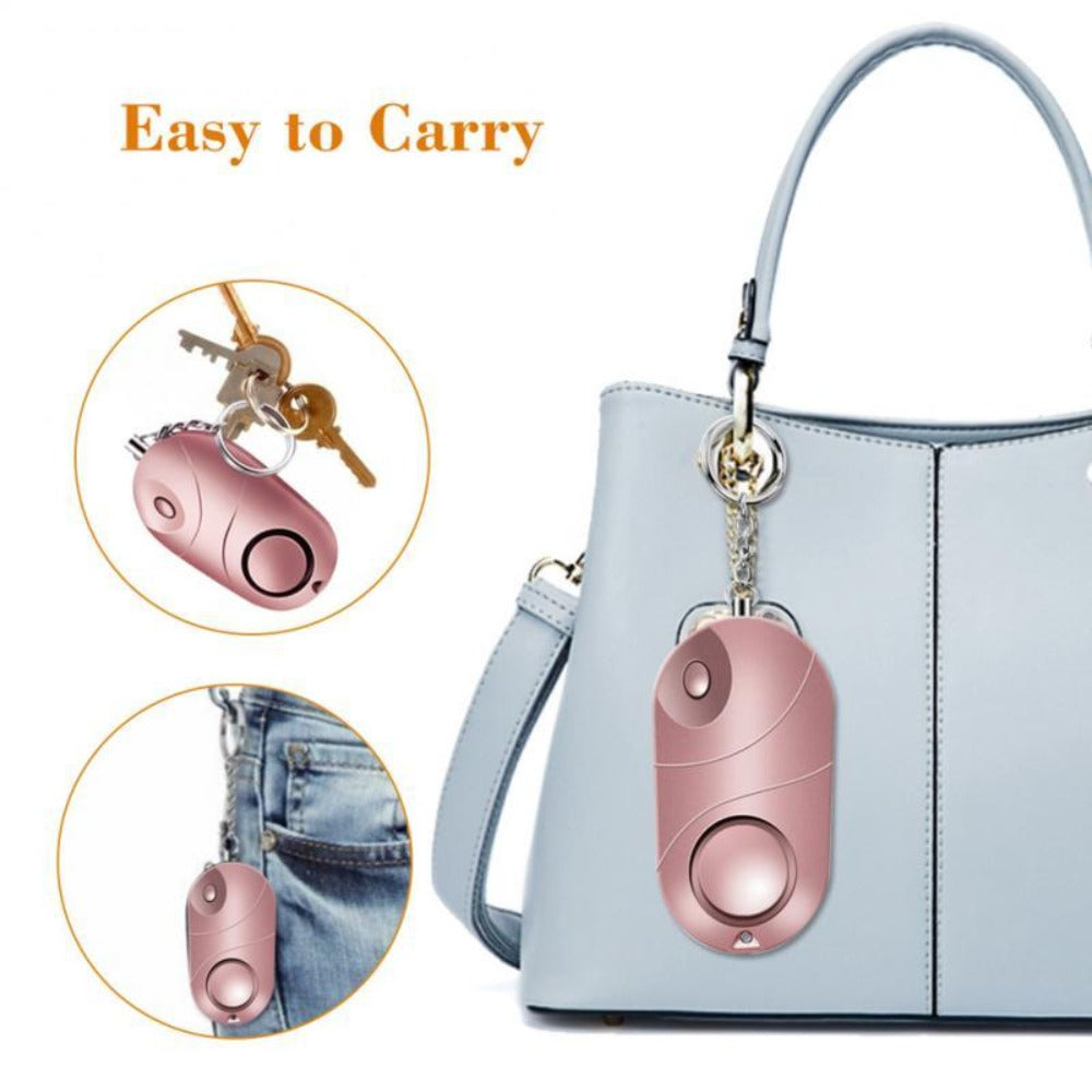 Personal Flashing Alarm Keychain