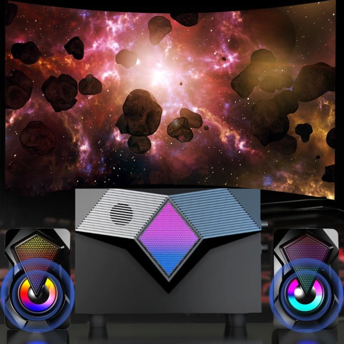 Dragon RGB Computer Gaming Speakers