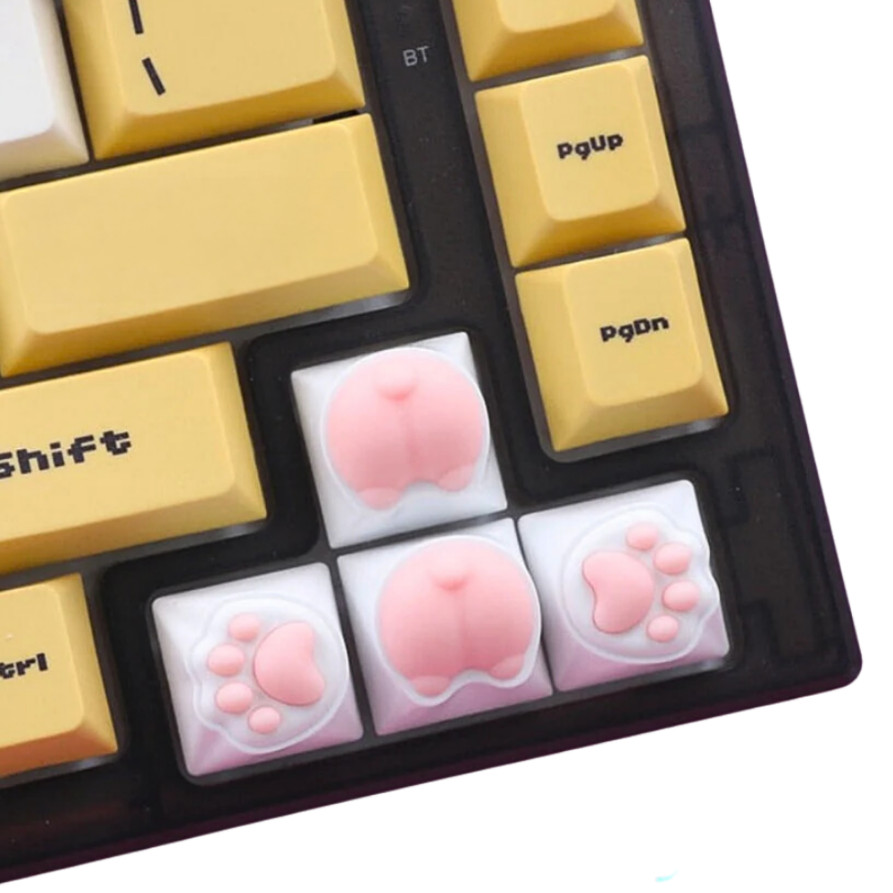 Cat Paw Keycaps 4 Piece Set